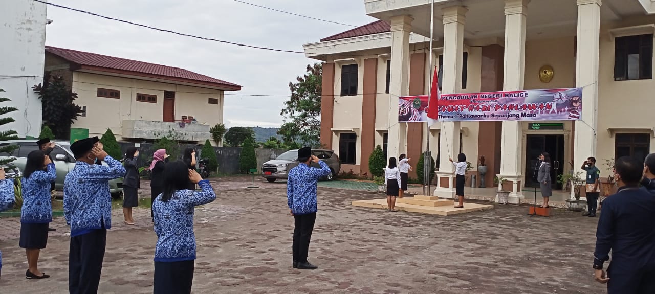 UPACARA HARI PAHLAWAN TAHUN 2020 DI PENGADILAN NEGERI BALIGE UPACARA HARI PAHLAWAN TAHUN 2020 DI PENGADILAN NEGERI BALIGE